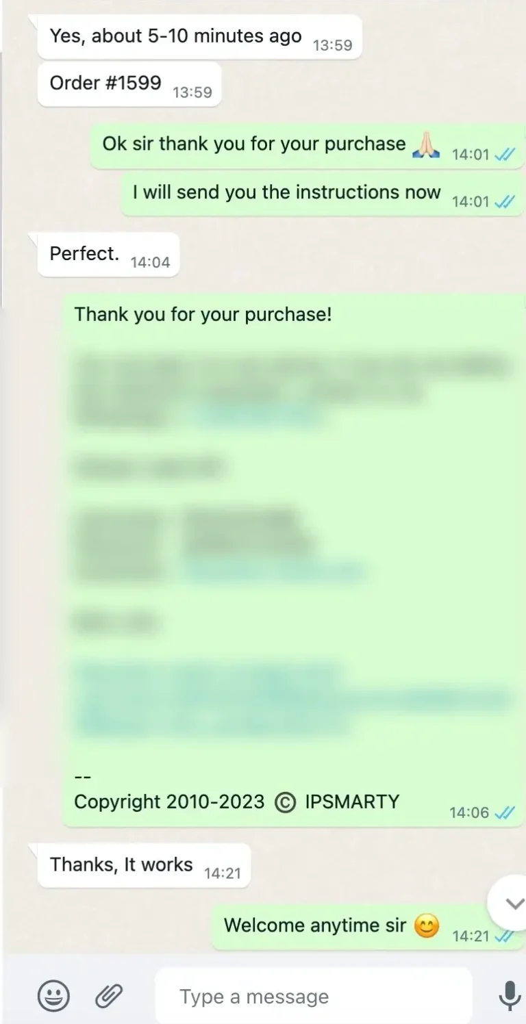 Customer review